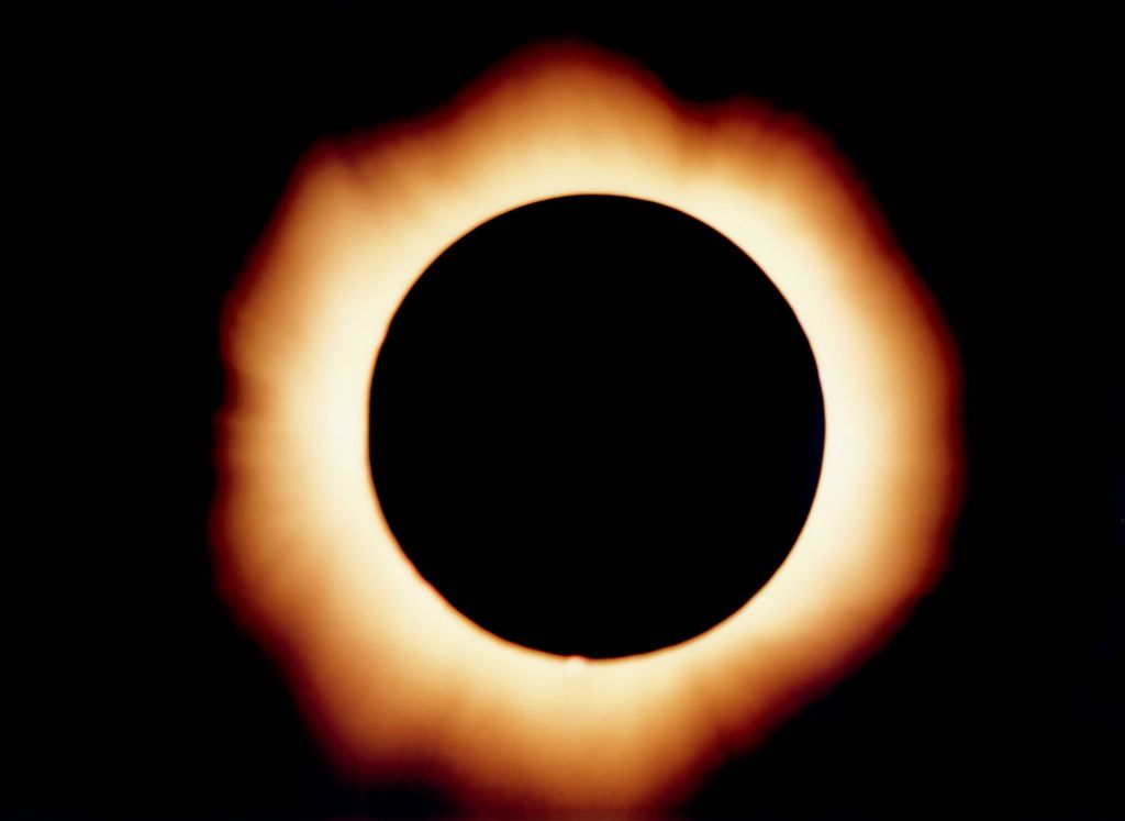 Image of the total eclipse of 1999 from Gmunden, Austria