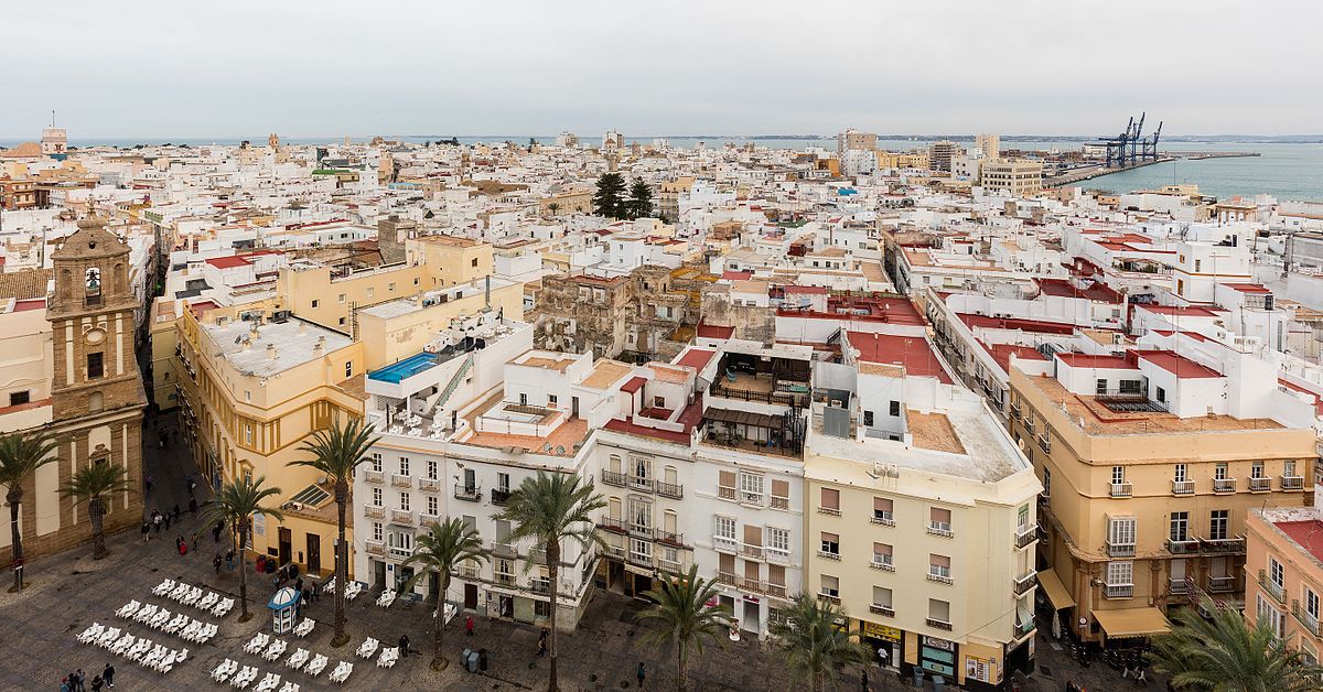 Vista de Cádiz, España