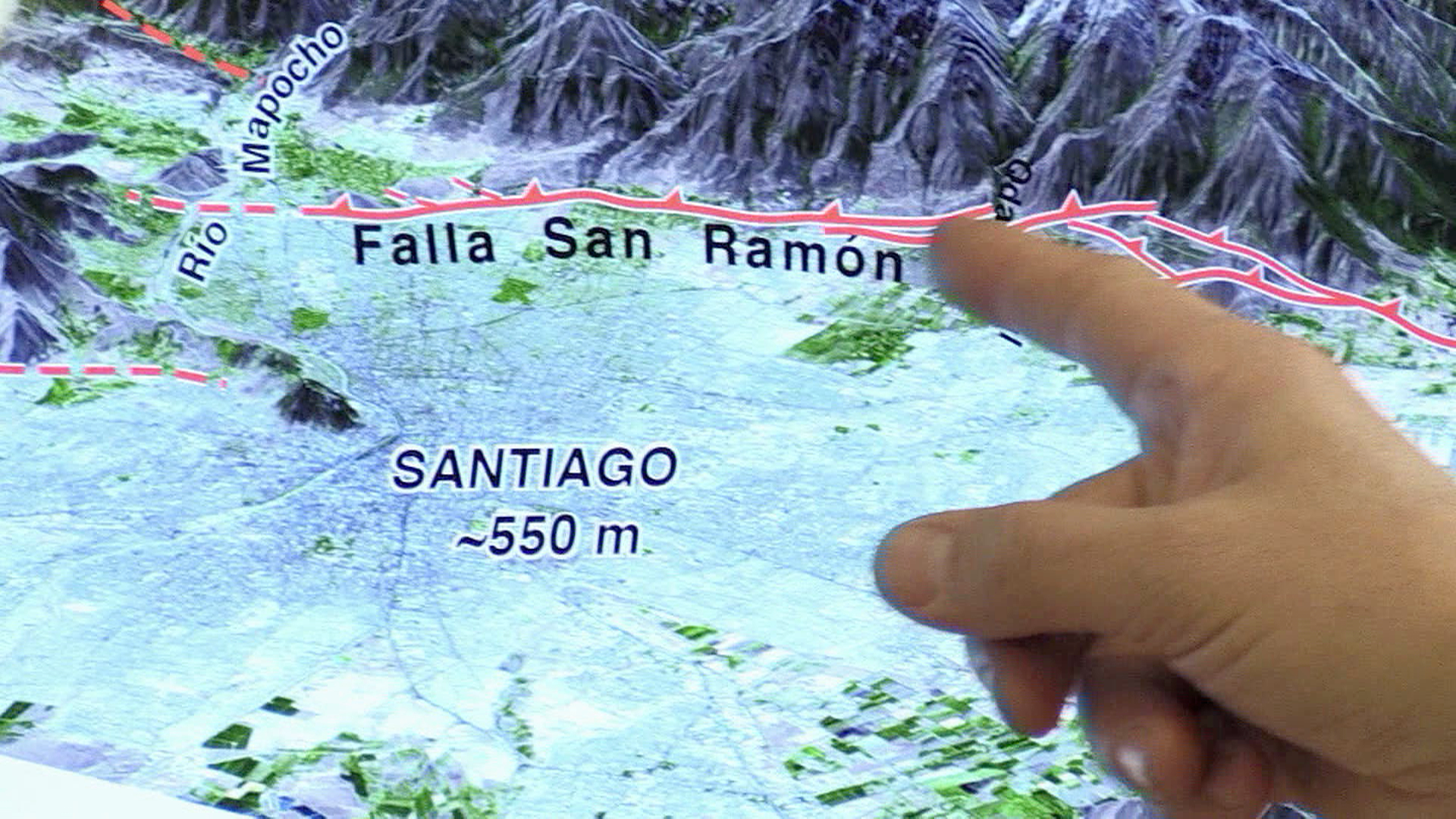 Chile vigila falla de San Ramón, amenaza sísmica de Santiago