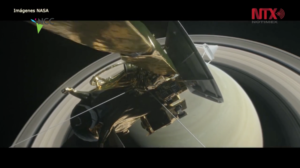 Sonda espacial Cassini termina 13 años de exploración a Saturno y sus lunas