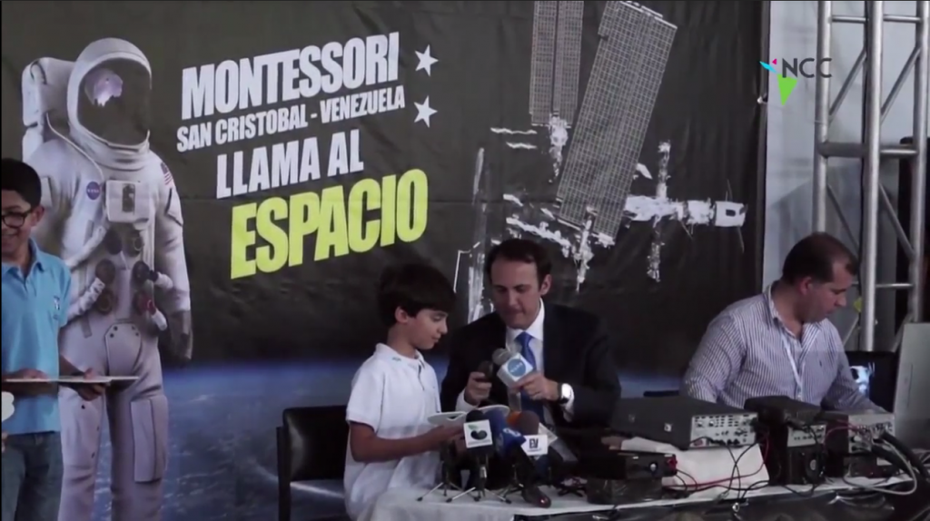 Niños venezolanos contactan con Estación Espacial