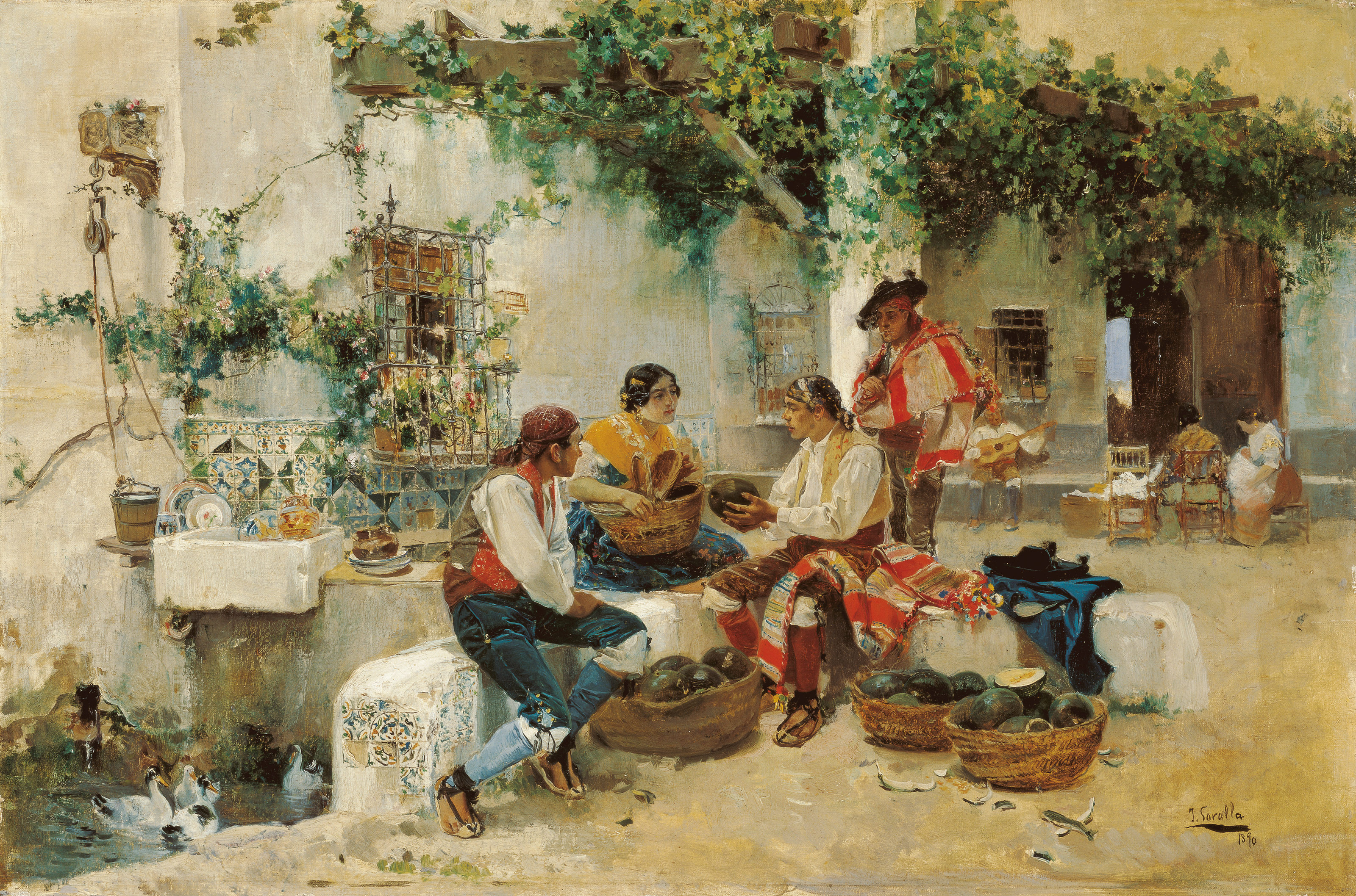 Pintura y moda dialogan en esta exposición de Joaquín Sorolla