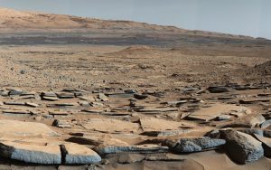 Vista desde la fomración "Kimberley" en Marte, tomada por el Curiosity de la NASA's