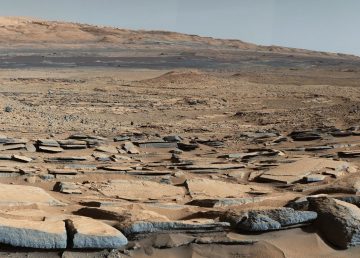Vista desde la fomración "Kimberley" en Marte, tomada por el Curiosity de la NASA's