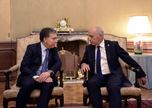 Ministro de Hacienda argentino recibe al ministro de Finanzas suizo
