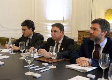Encuentro entre los ministros de Agricultura de España y México en Buenos Aires