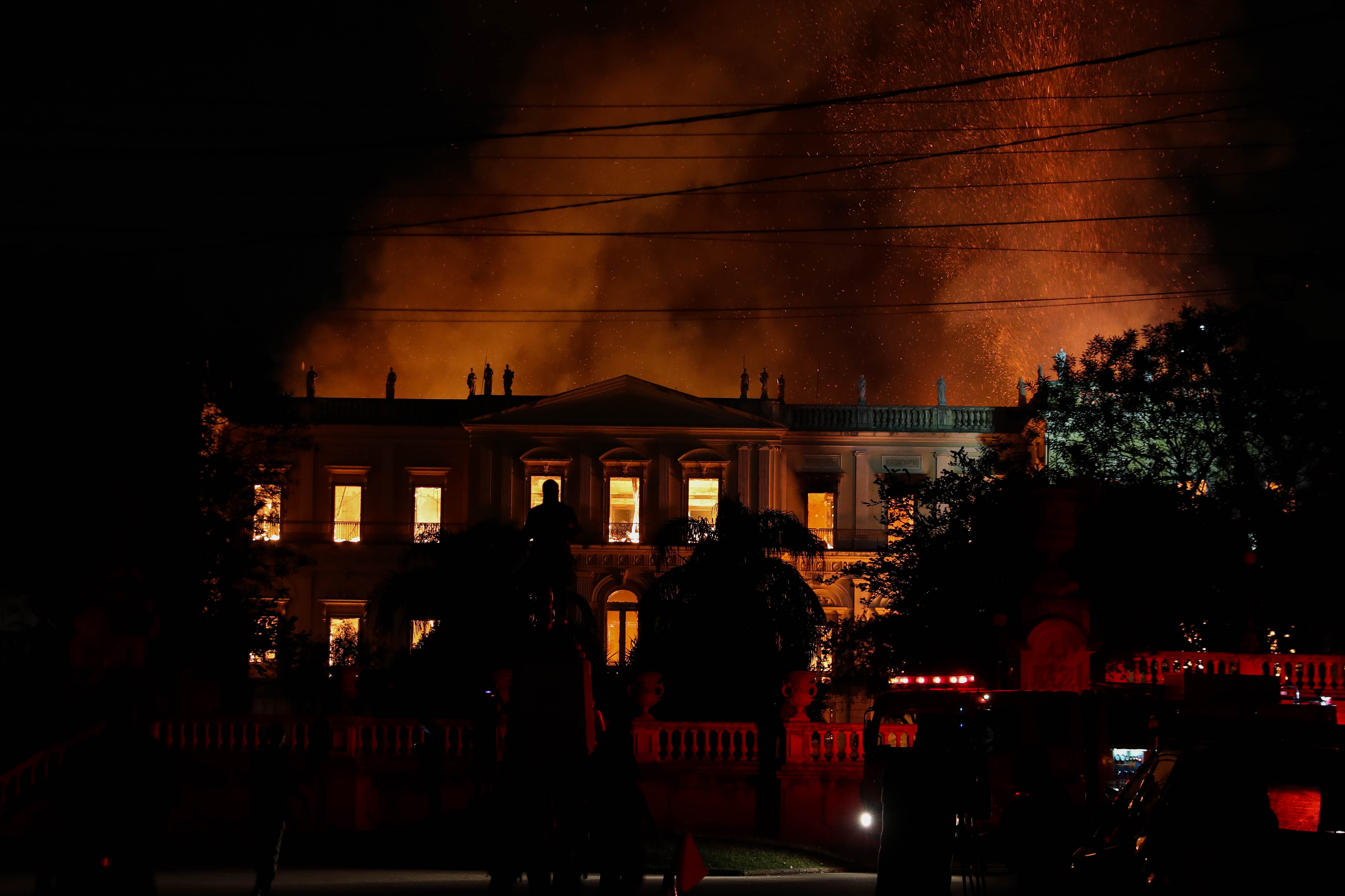 Incêndio destrói o Museu Nacional no Rio de Janeiro