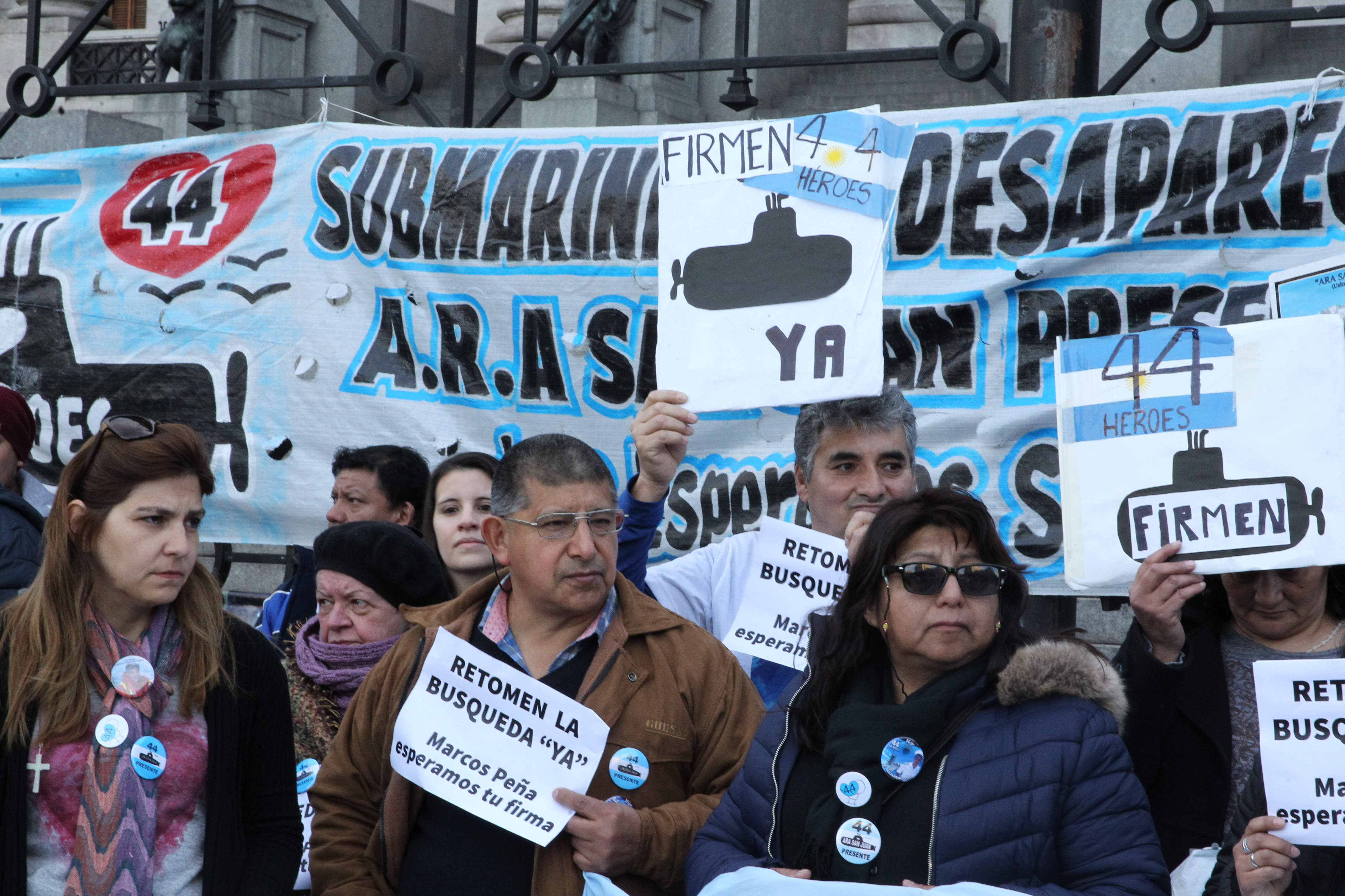 Descartan «puntos de interés» en la búsqueda del submarino argentino