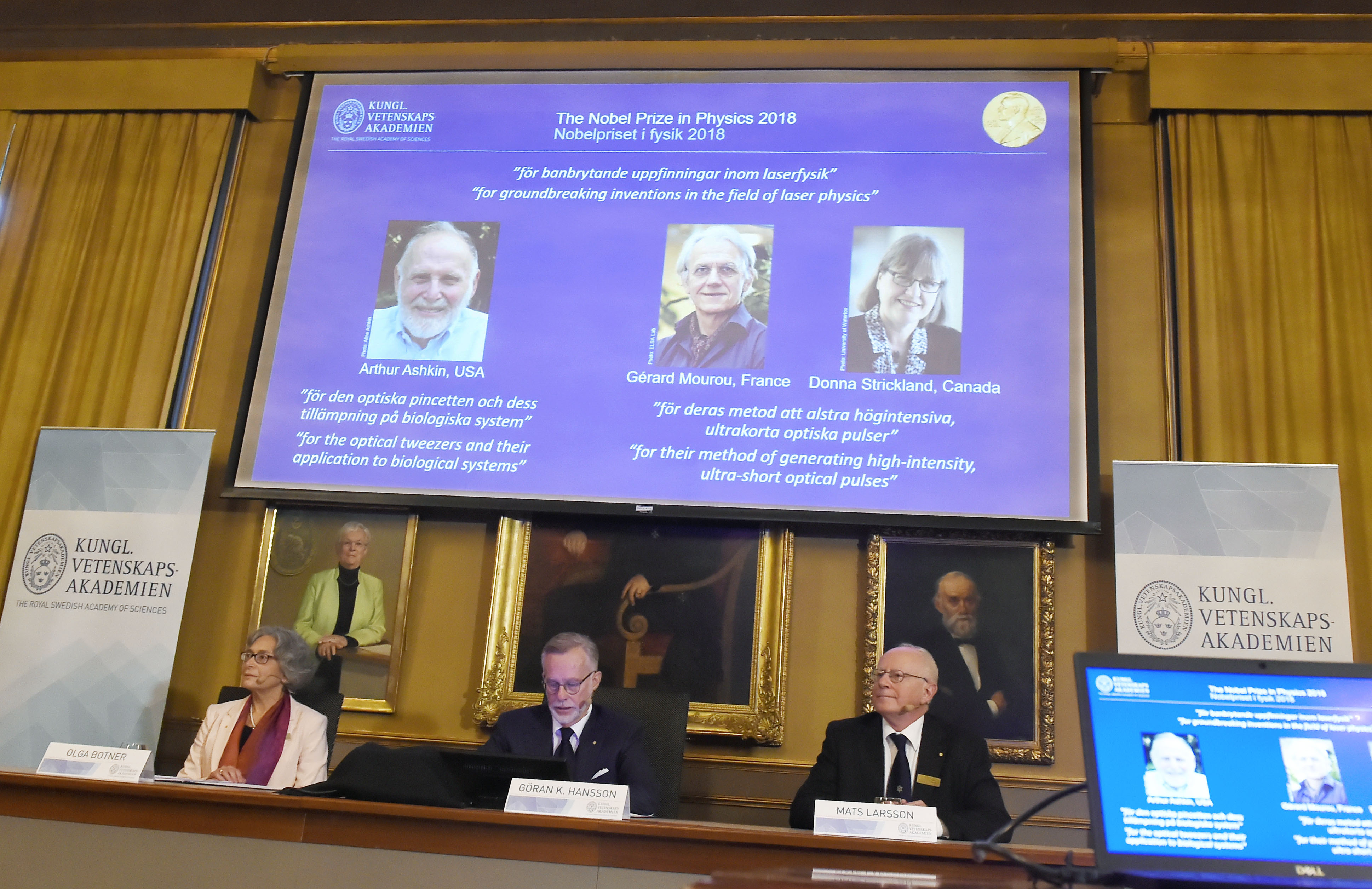 Nobel de Física a tres pioneros del láser