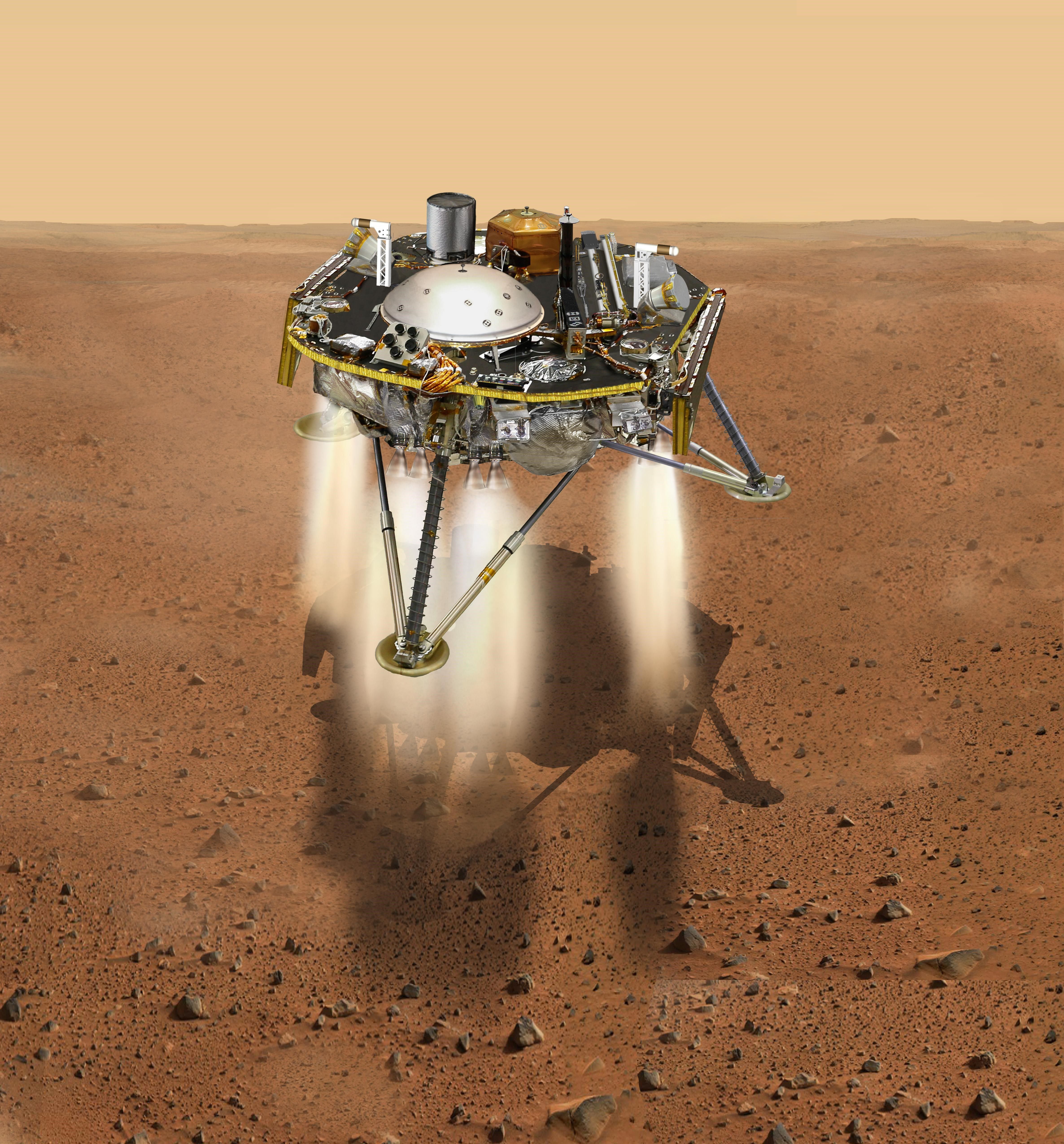 InSight llega a Marte para «conocer el corazón» del planeta rojo