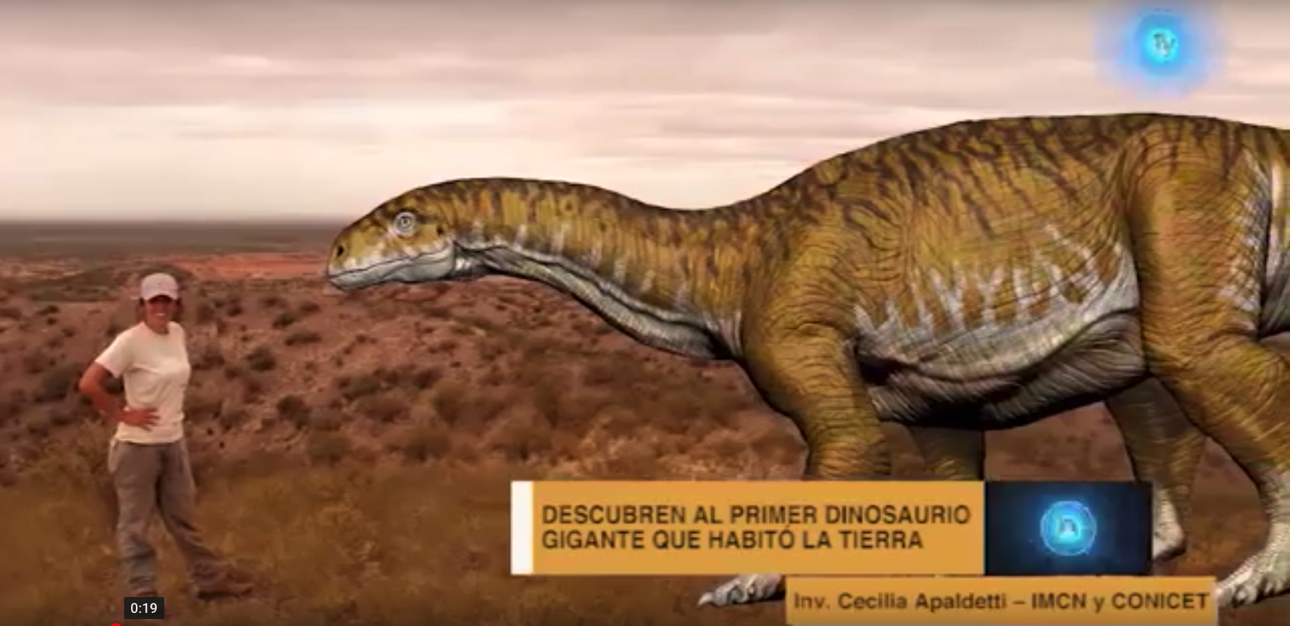 El dinosaurio gigante más antiguo vivió en el Sur