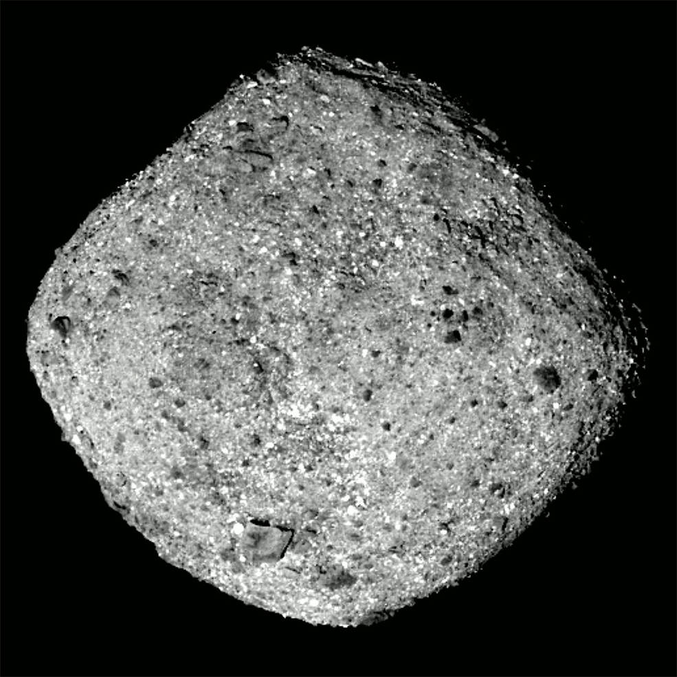 La nave de la NASA descubre agua en el asteroide Bennu