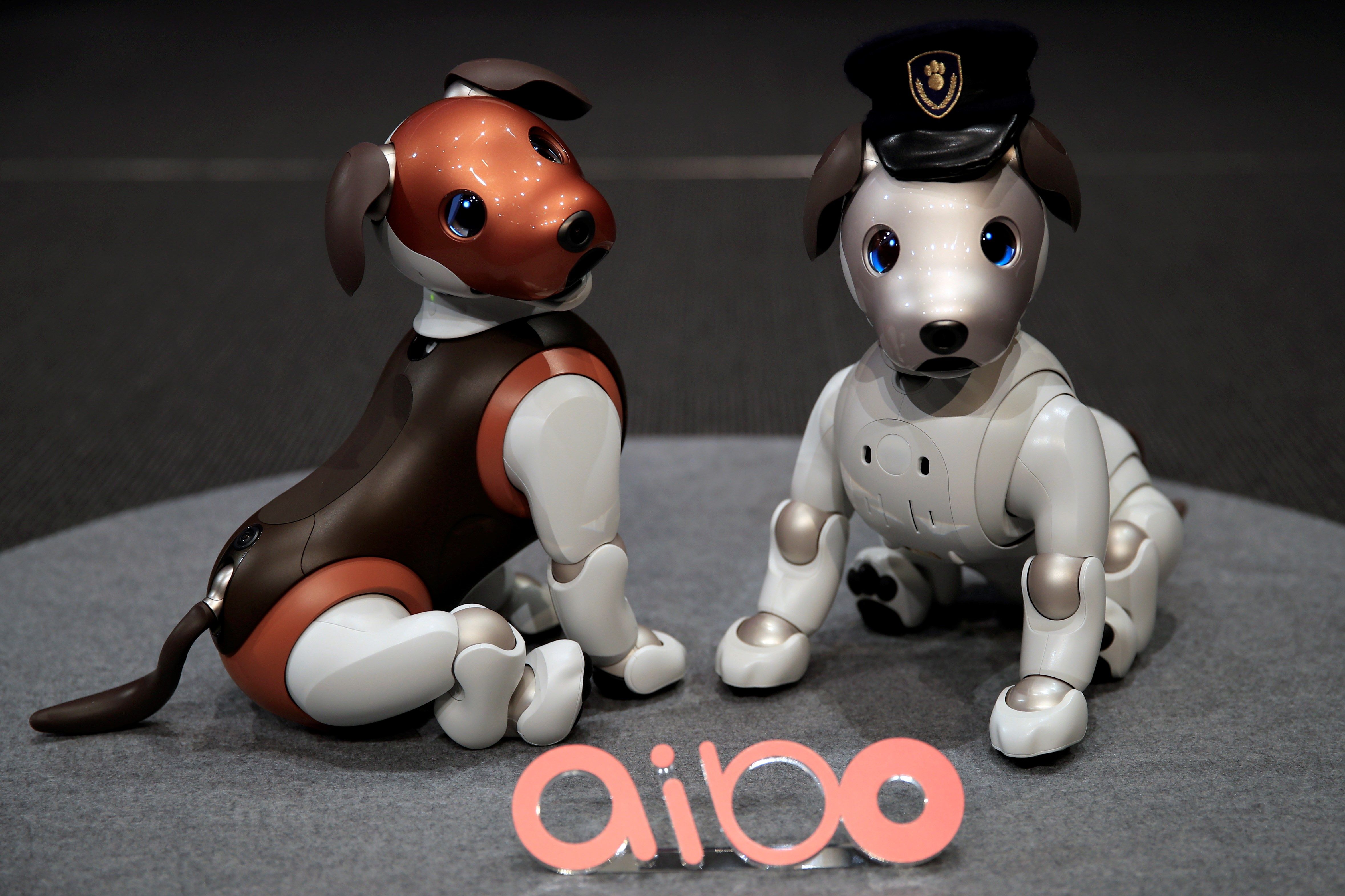 Sony presenta una versión «policía» de su perro-robot Aibo