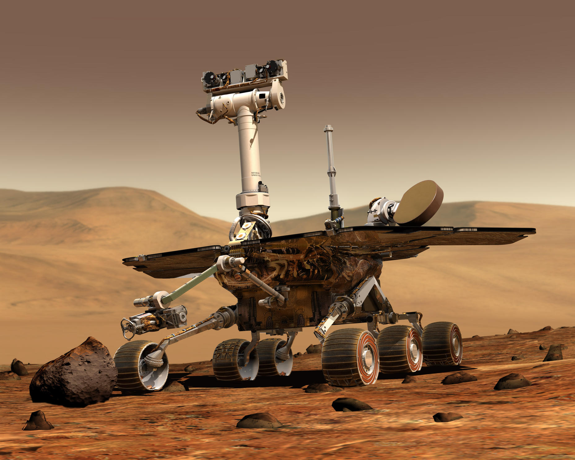 Nasa dice adiós al robot Opportunity en Marte