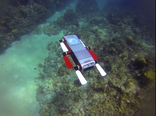 Protección de arrecifes a cargo del robot submarino