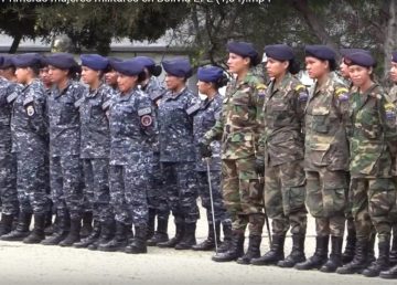 Estas son las primeras mujeres militares en Bolivia