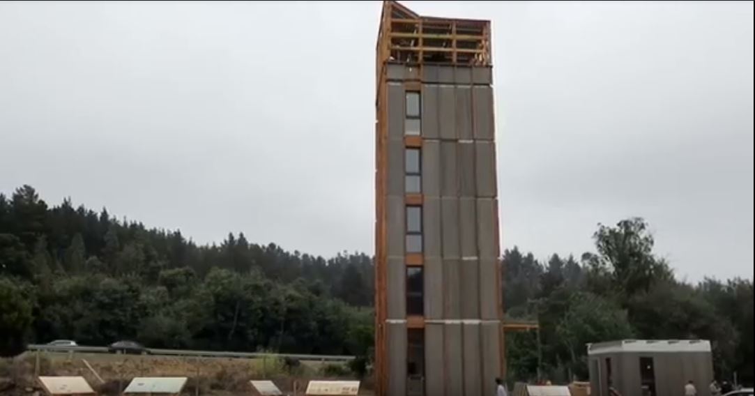 El edificio de madera más alto está en Chile