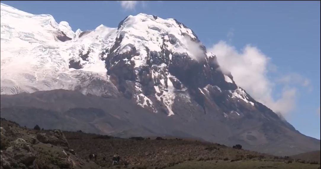 El cambio climático amenaza a dos glaciares de Ecuador