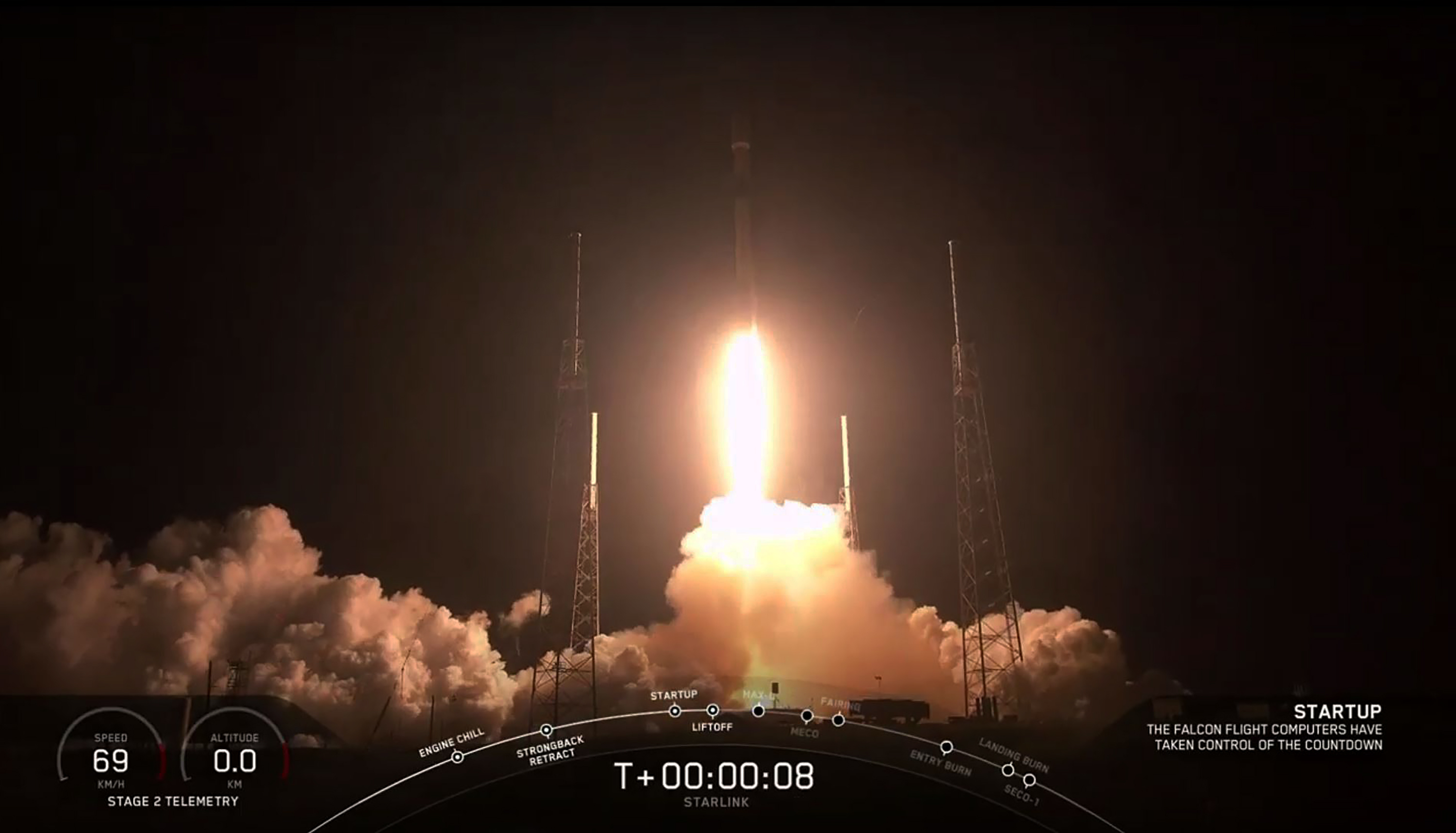 SpaceX lanza los primeros satélites para su red de internet