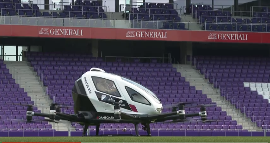  Primer ascenso para el taxi dron en Viena