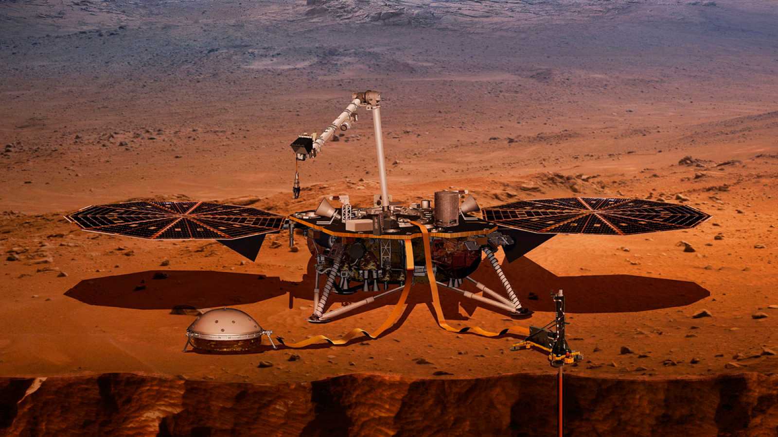 Sonda InSight de NASA captura sonidos peculiares en Marte