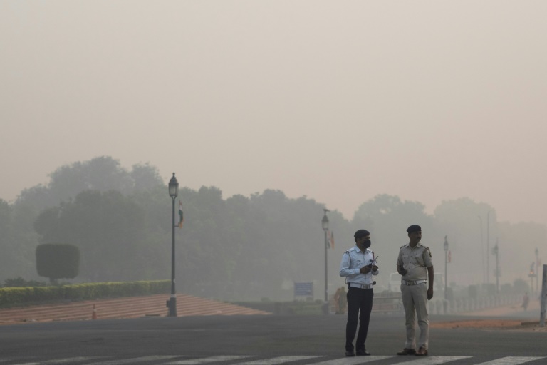 Nueva Delhi sumergida en una peligrosa nube ocre de contaminación