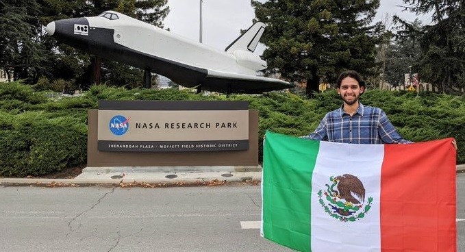 Alumno de UNAM realiza estancia en la NASA; estudió nanotecnología