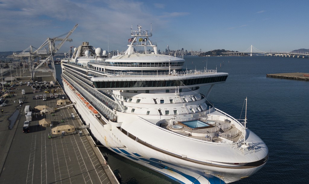 Princess suspende los cruceros durante 60 días debido al coronavirus