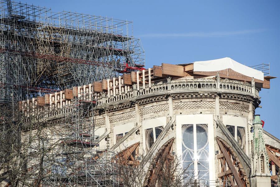 Suspendidas las obras de la catedral de Notre Dame por la pandemia