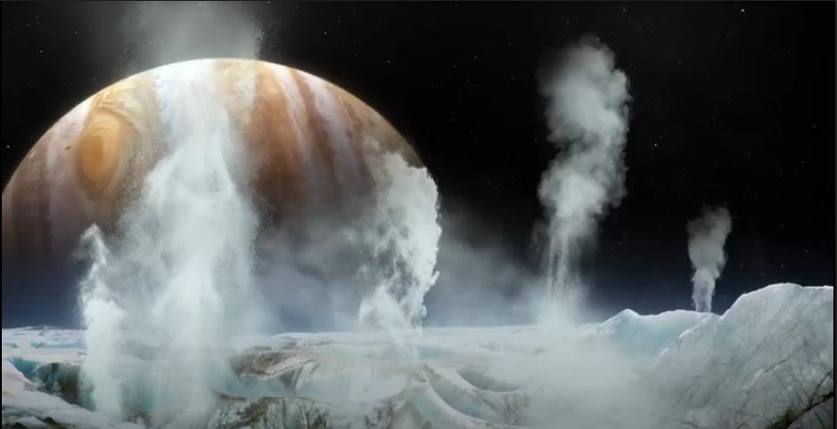  Europa, la luna de Júpiter, sorprende al revelar que emite vapor de agua al espacio 