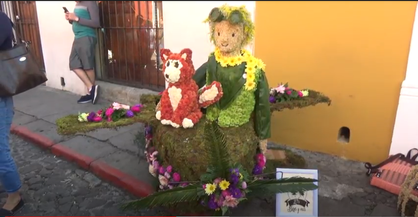 El Festival de las Flores en Antigua Guatemala inspirado en el libro El Principito