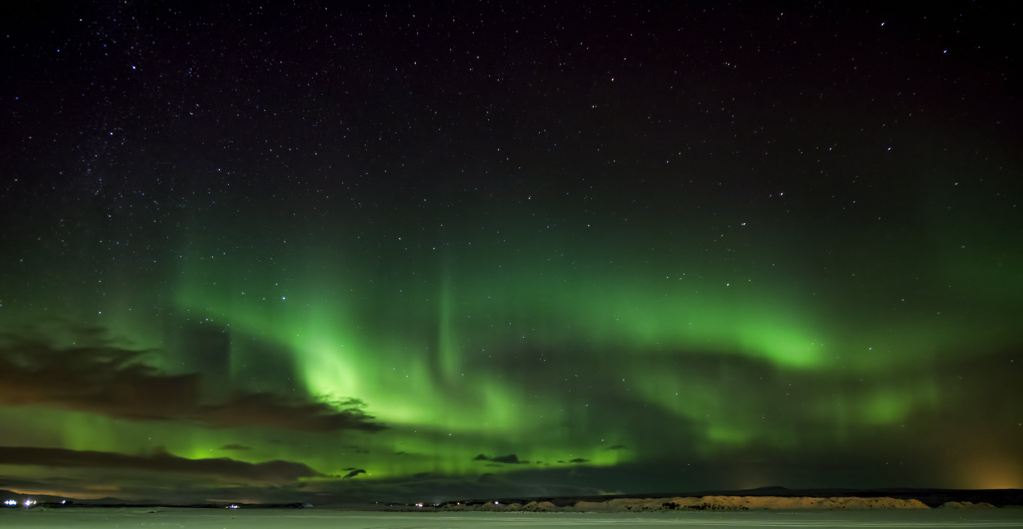 Aurora boreal visible 300 noches al año en Canadá