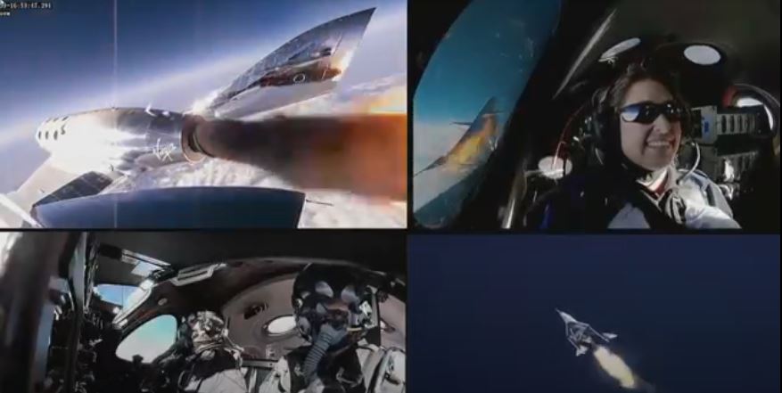 Virgin Galactic tendrá cámaras para tomarse selfies en el espacio