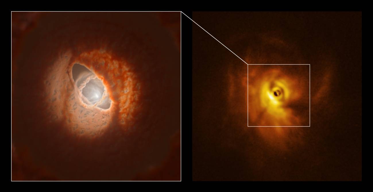 Hallan discos de formación de planetas destruidos por sus estrellas centrales