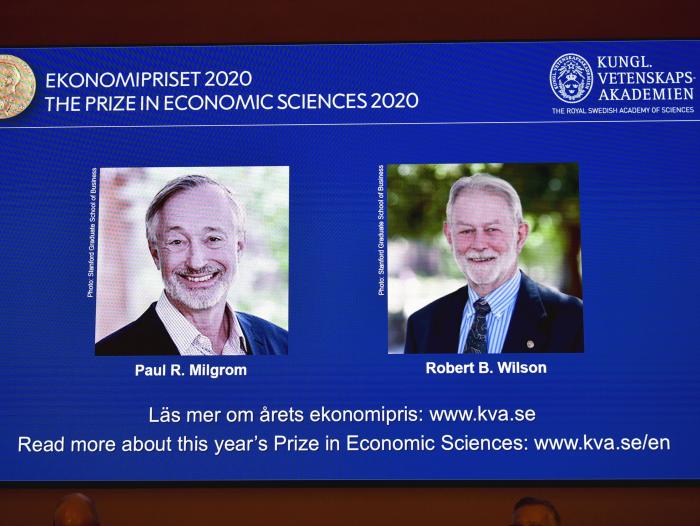 Premio Nobel de Economía para los estadounidenses Paul Milgrom y Robert Wilson