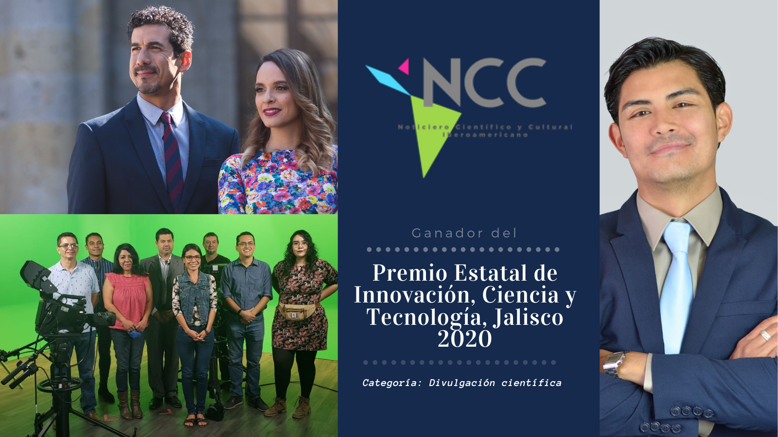 NCC Iberoamérica gana Premio Estatal de Innovación, Ciencia y Tecnología, Jalisco 2020