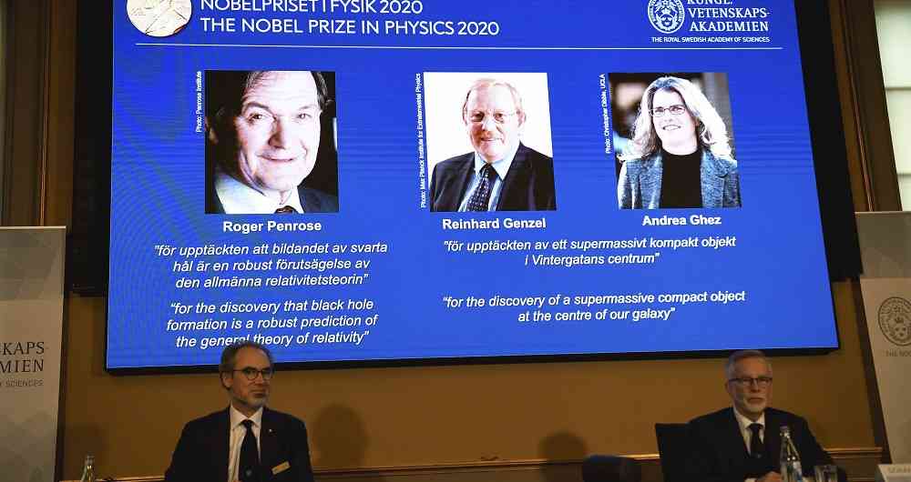 Premio Nobel de Física 2020 para expertos en agujeros negros 