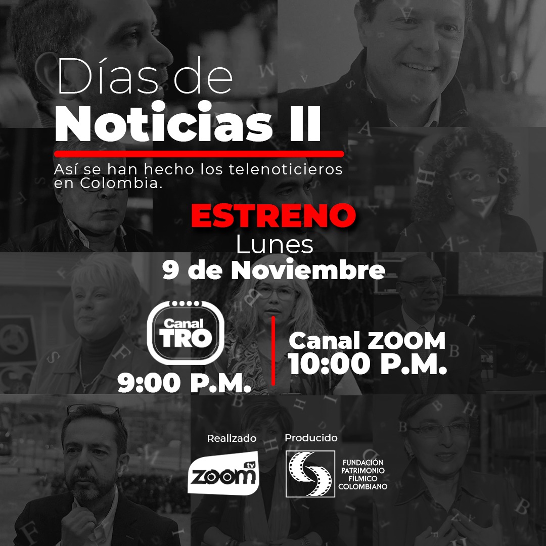 Serie documental sobre la historia de los noticieros en Colombia, estrena nueva temporada