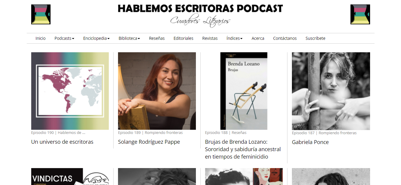 “Hablemos escritoras podcast”, un espacio para visibilizar obras de escritoras contemporáneas