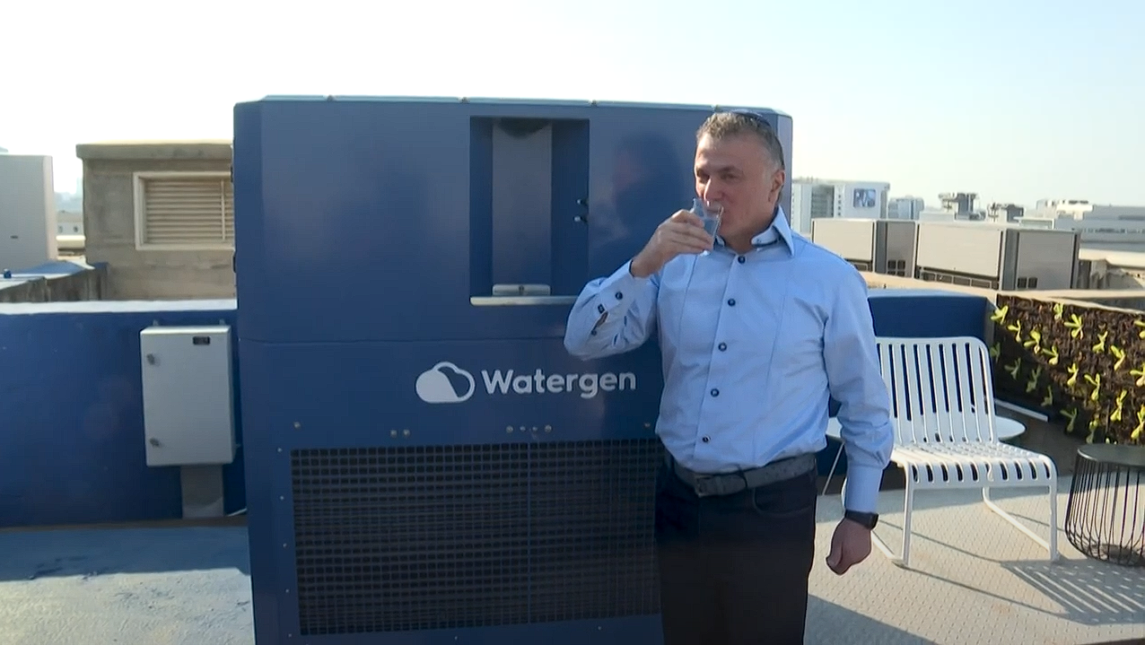 Watergen, un proyecto que produce agua potable a través del aire