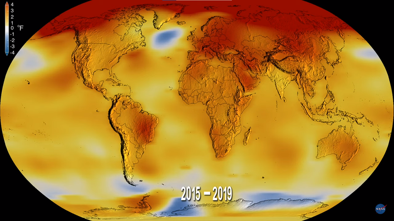 2016 y 2020, los años más cálidos registrados en la historia: NASA