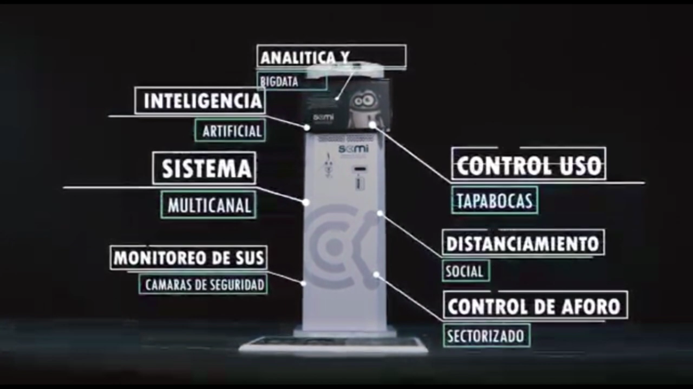 SAMI; el robot con inteligencia artificial que ayuda en el combate del coronavirus