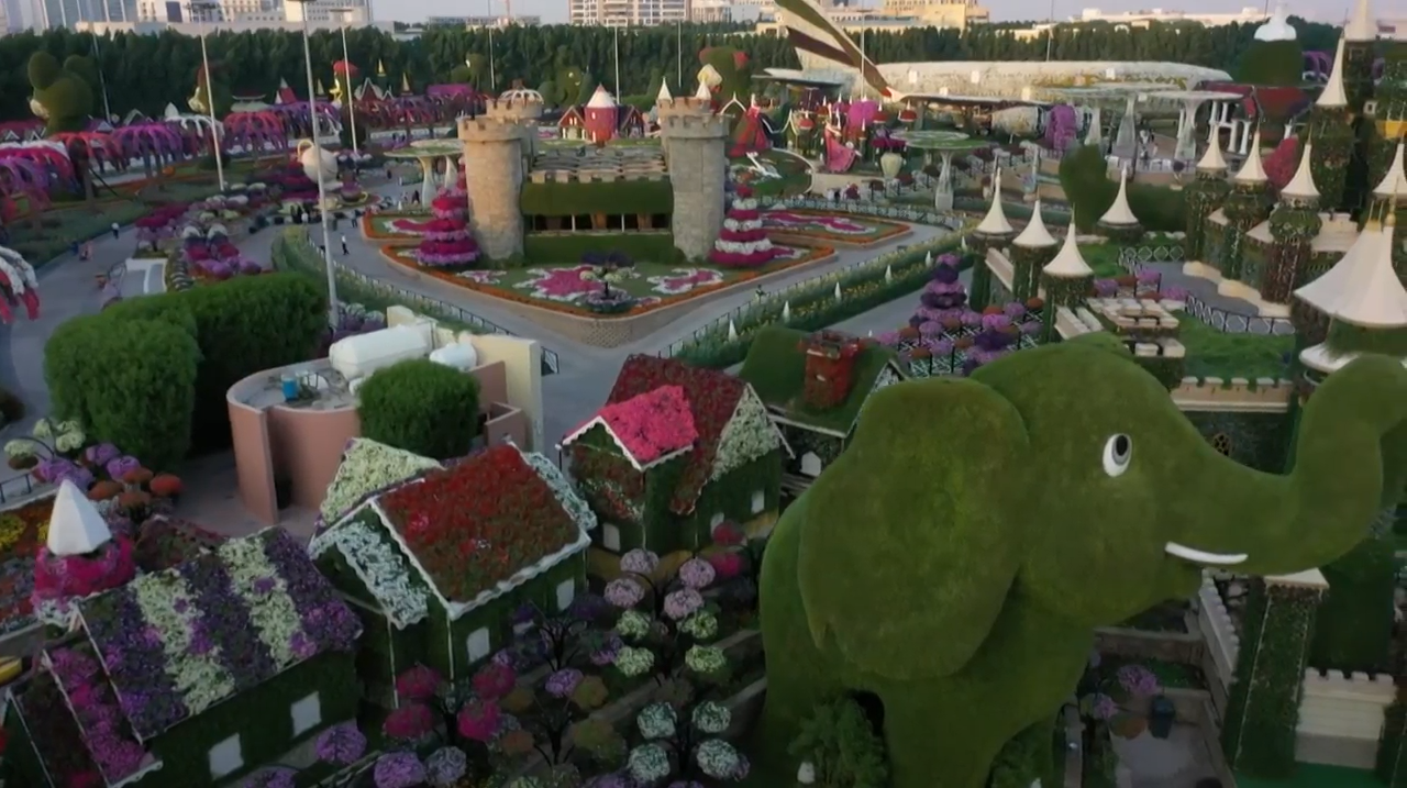 Dubai Miracle Garden abre sus puertas en su novena temporada