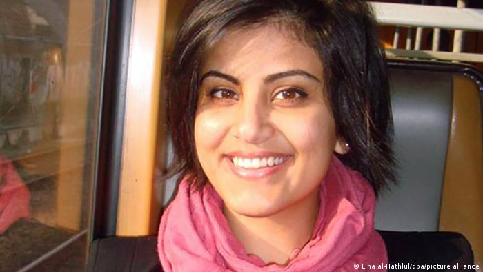 La activista feminista saudita Loujain al-Hathloul, ganadora del premio Václav Havel