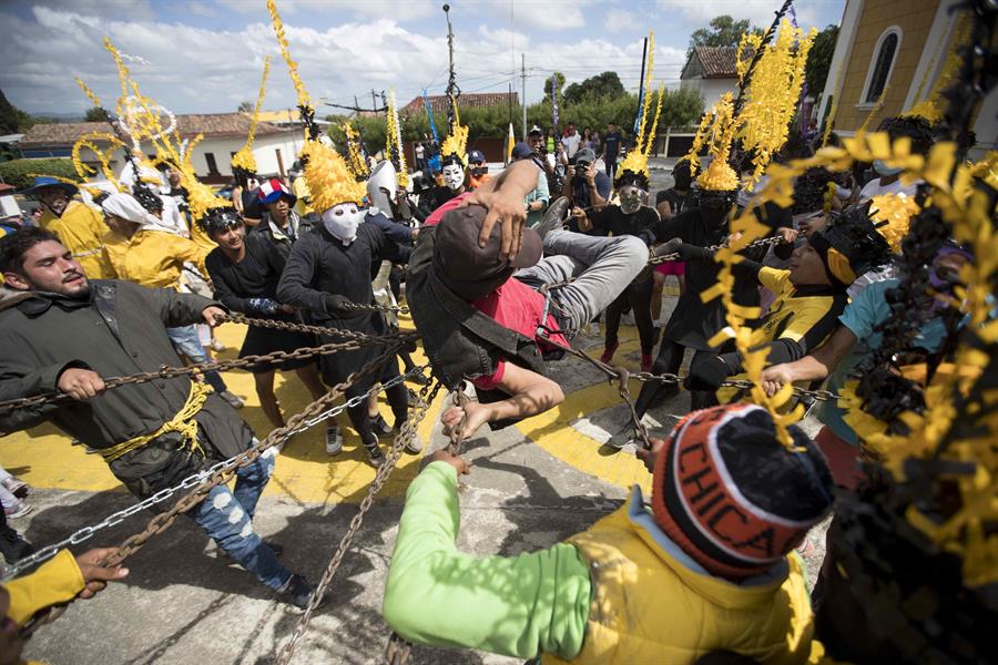 Una tradición en Nicaragua se cobra con “violencia” la tradición de Judas