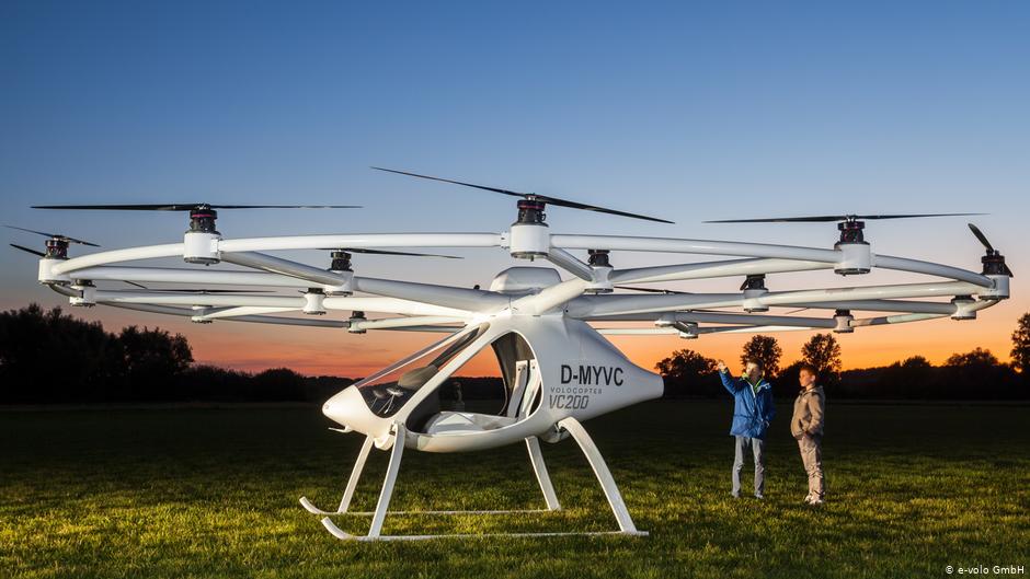 En Alemania crean el Volocopter; un taxi aéreo