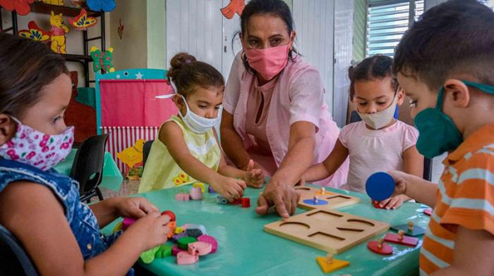 Cuba intenta garantizar la educación de niños de preescolar con medidas sanitarias