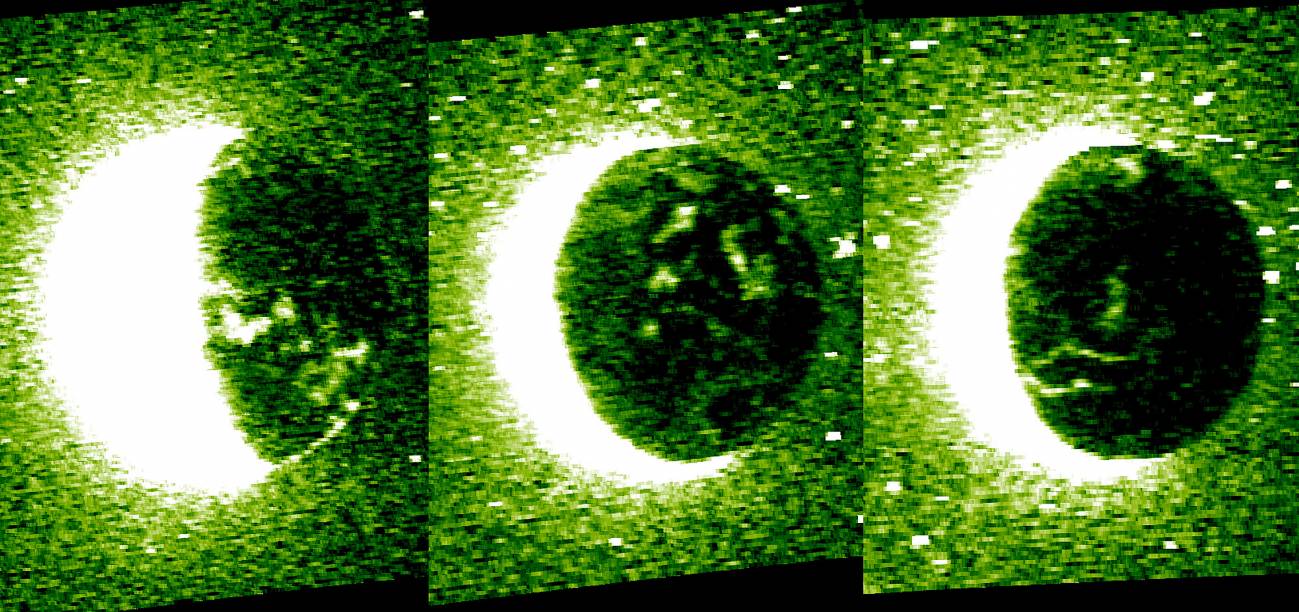 Primeras imágenes de las auroras discretas de Marte captadas por la sonda emiratí