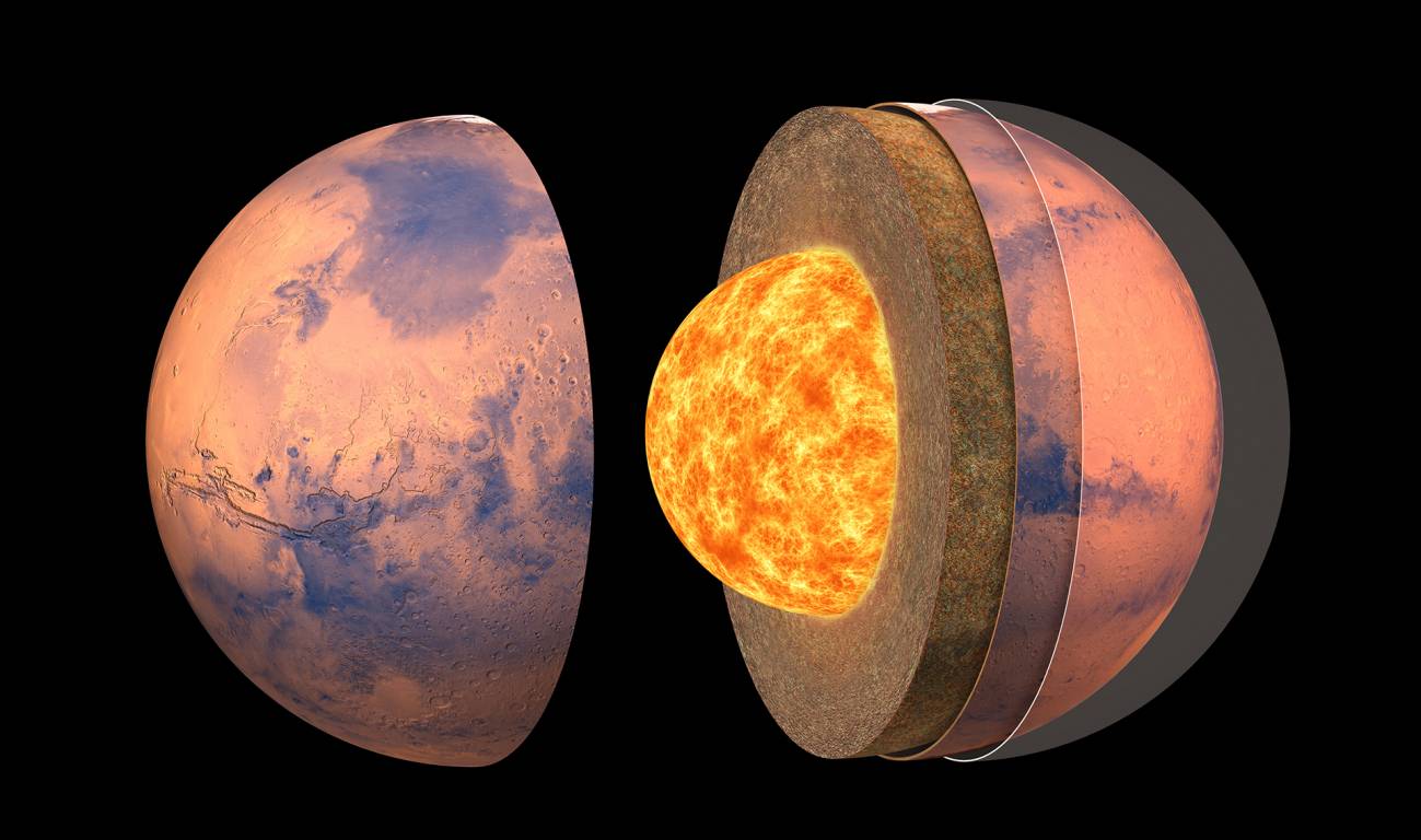 Viaje al interior de Marte con los datos sísmicos de la misión InSight