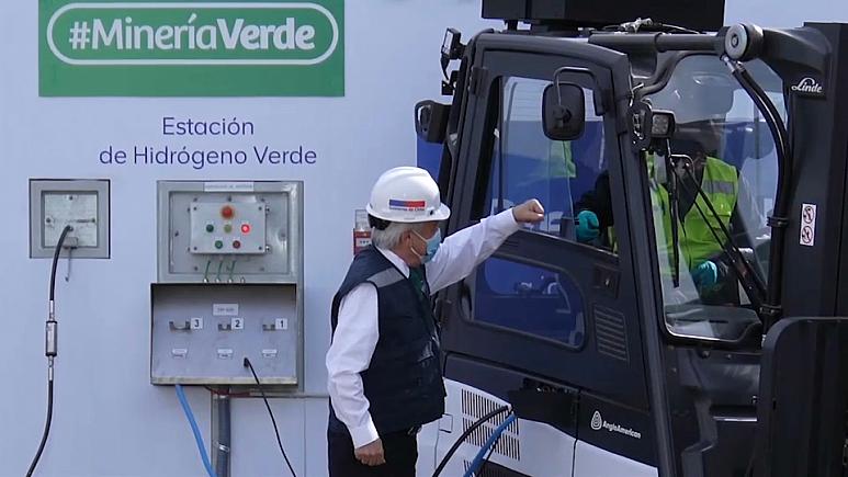 Chile estrena su primera estación de hidrógeno verde